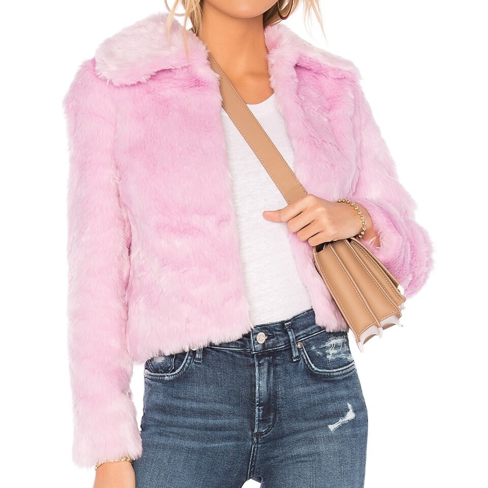 Faux fur jacket